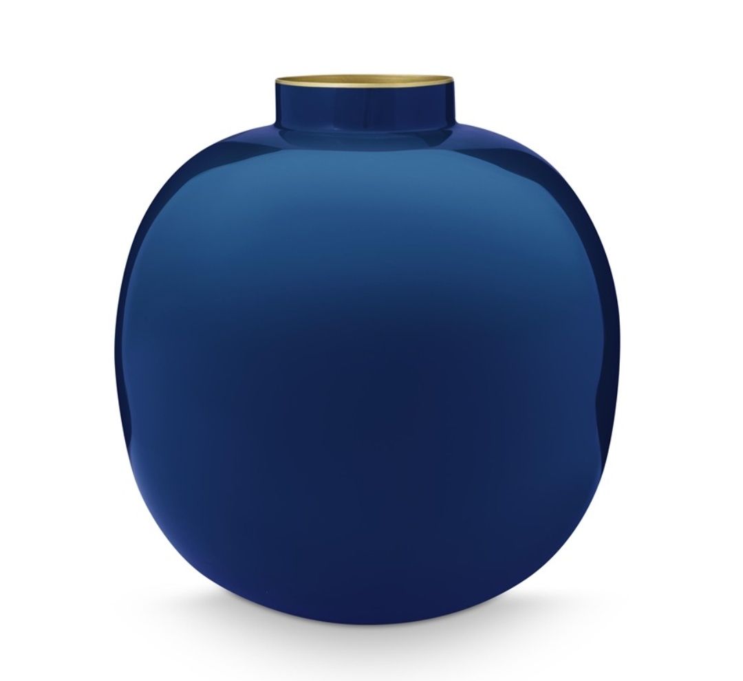 Vaso metal blue 23cm