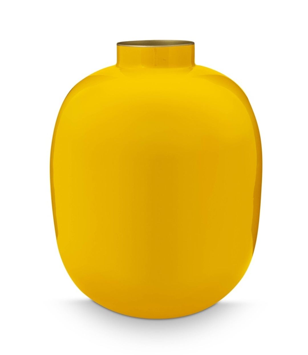 Vaso metal ochre 32cm 